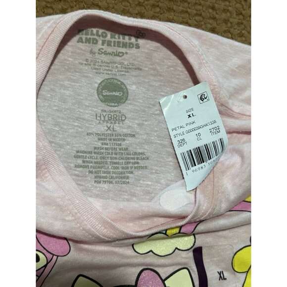 Sanrio Girl's XL Hello Kitty And Friends Graphic T-Shirt Pink - Picture 6 of 6